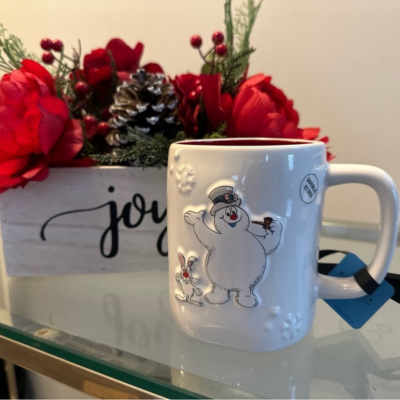 Rae Dunn White Mug with Festive Design - Picture 2 of 15